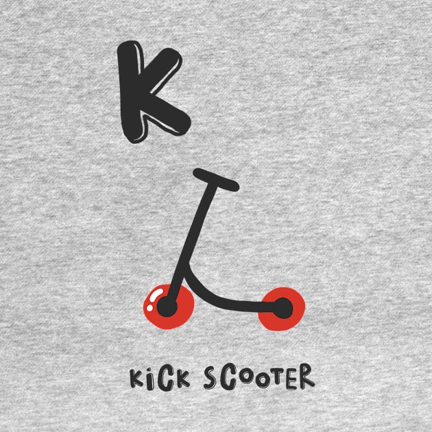 K is Kick Scooter by JunkyDotCom